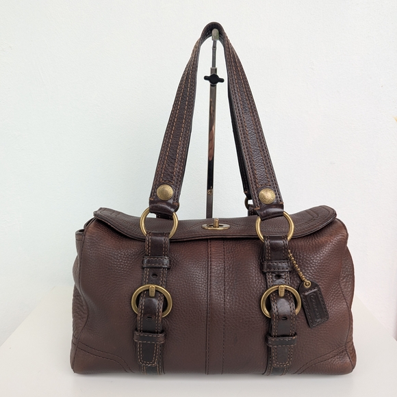 Coach Vintage Brown Leather Women's Hand Bag
